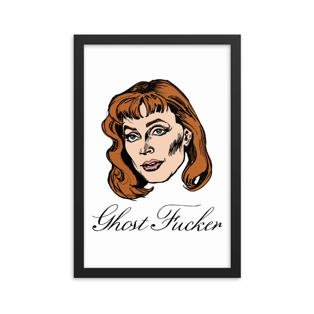 Ghost Fucker Framed Poster