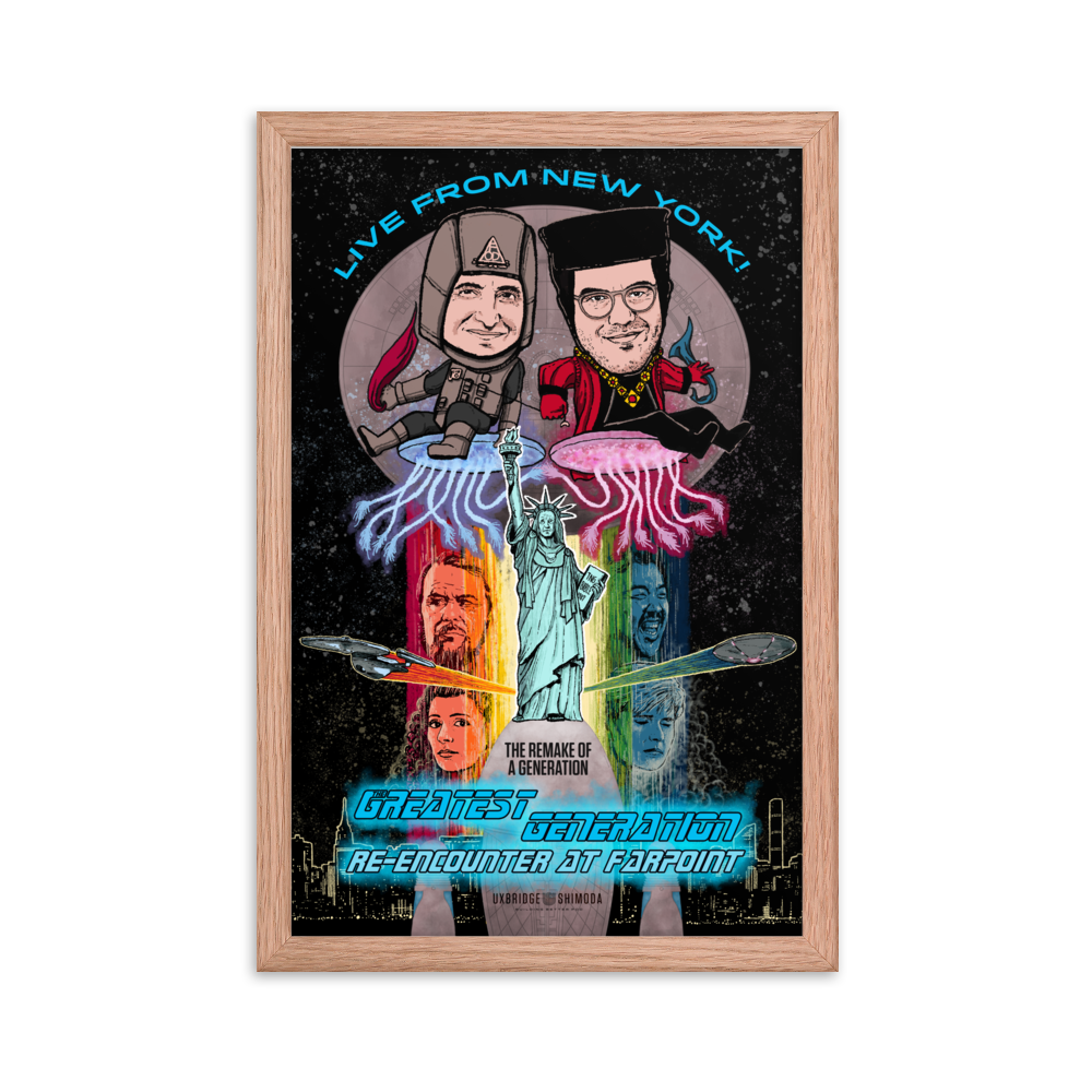 Re-Encounter At Farpoint Framed Poster