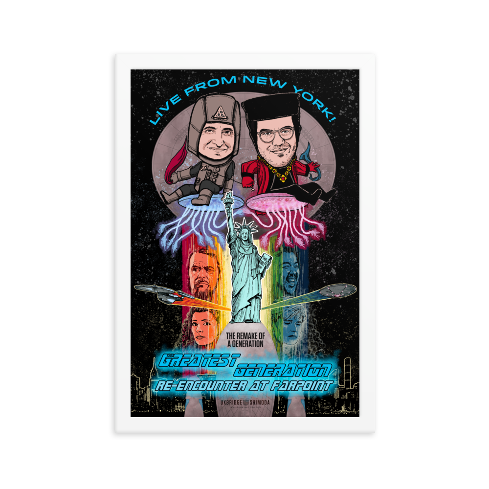 Re-Encounter At Farpoint Framed Poster