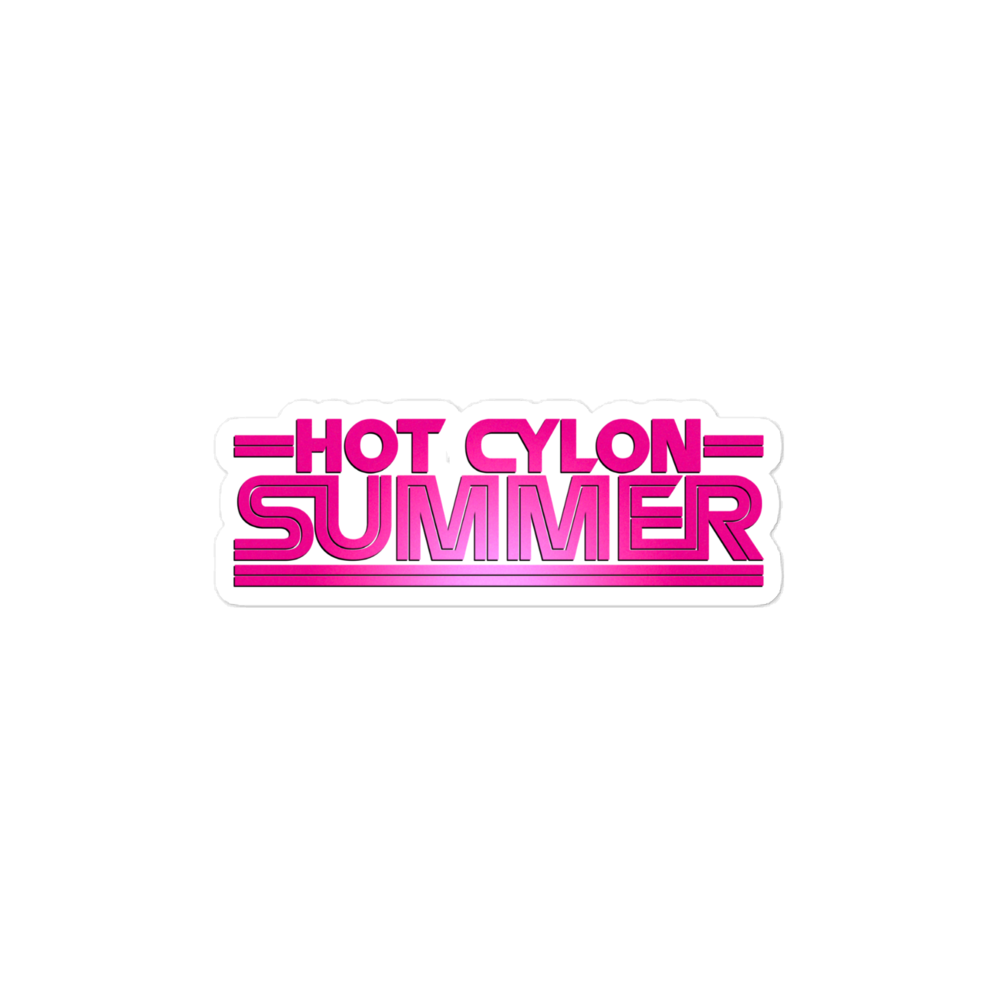 Hot Cylon Summer Sticker