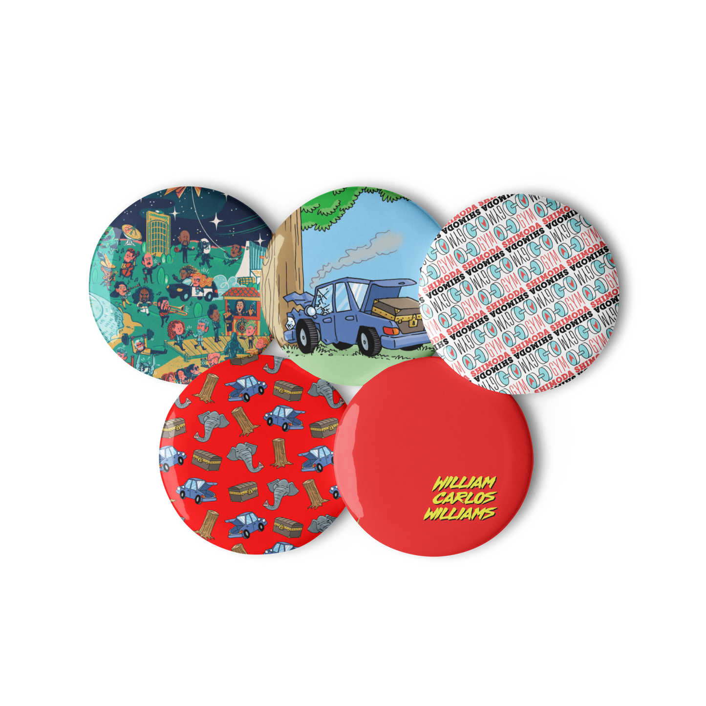 Button Combo Pack 3