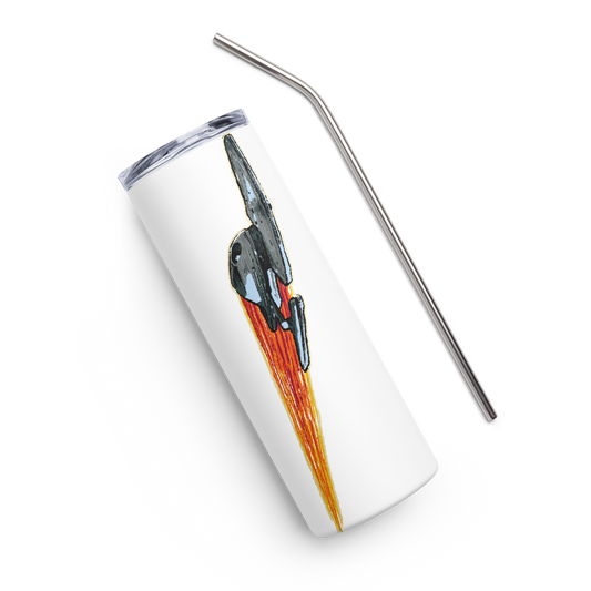 Re-Encounter At Farpoint USS Hood Stainless Steel Tumbler