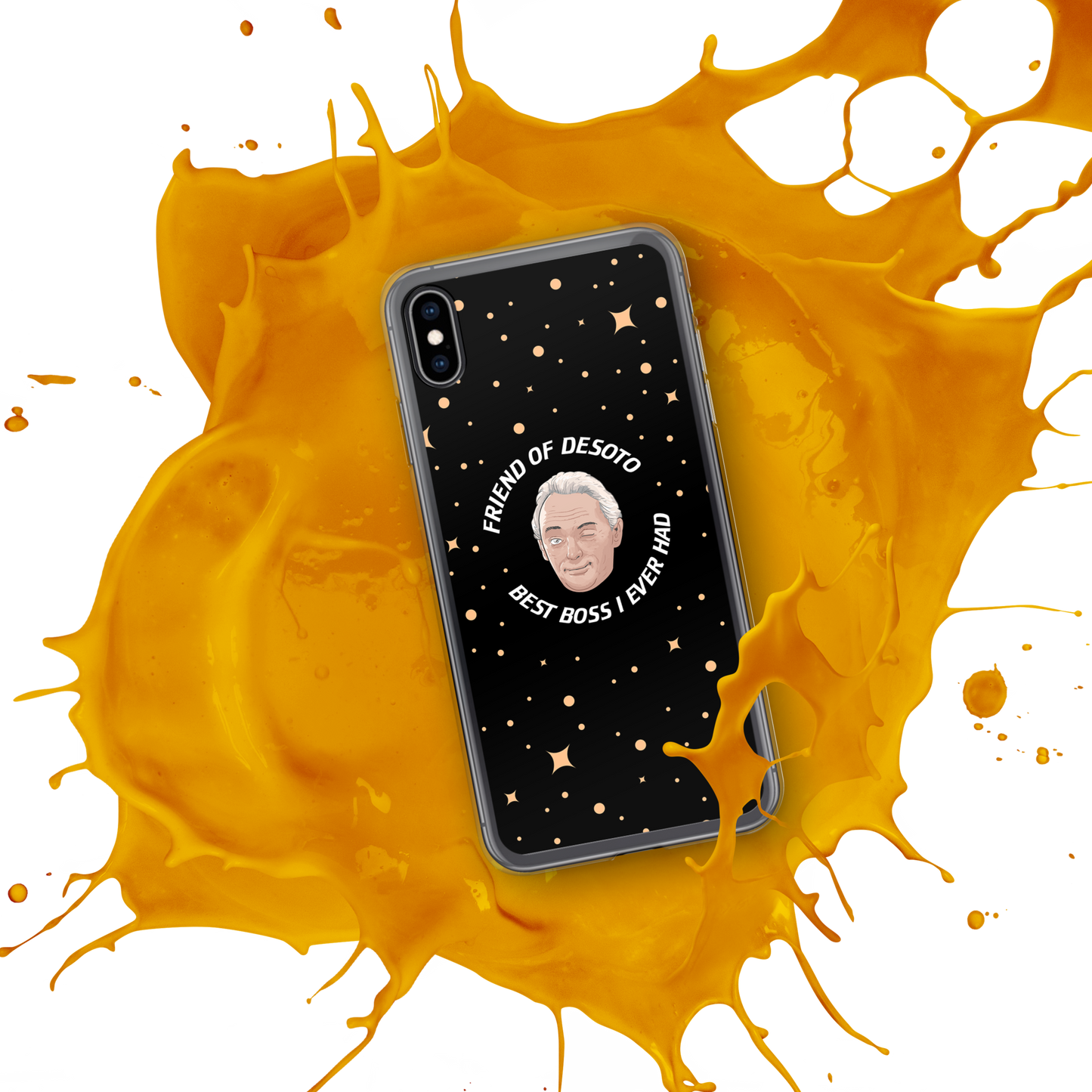 The Friend of DeSoto iPhone Case (Black)