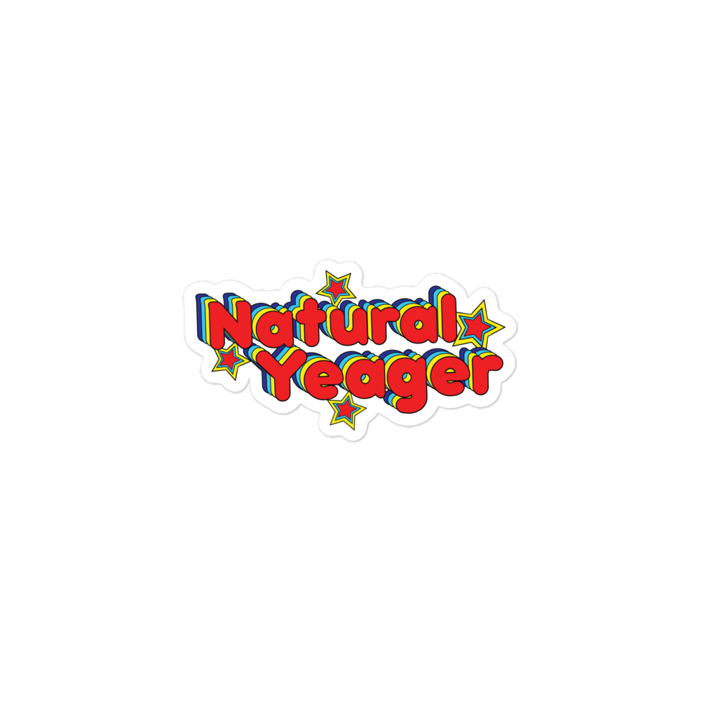 Natural Yeager Sticker