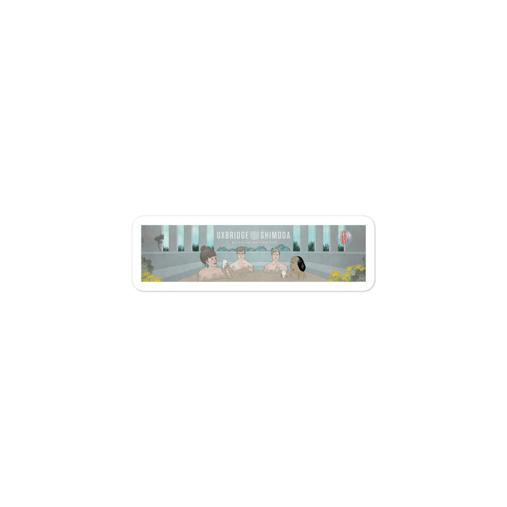 Uxbridge-Shimoda Logo Sticker