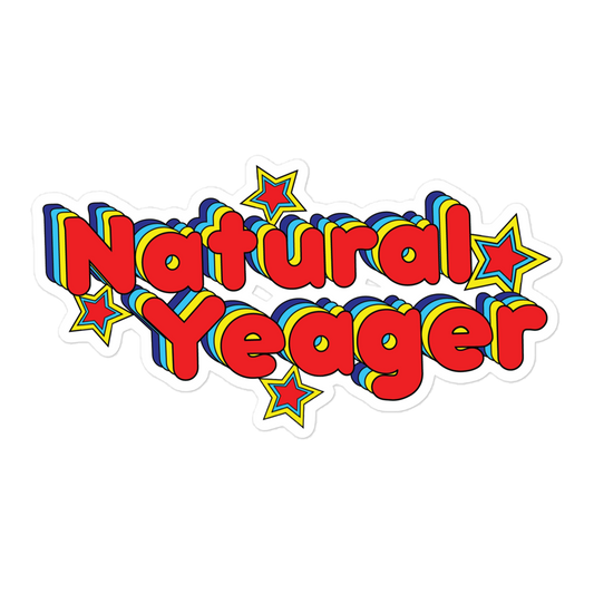 Natural Yeager Sticker