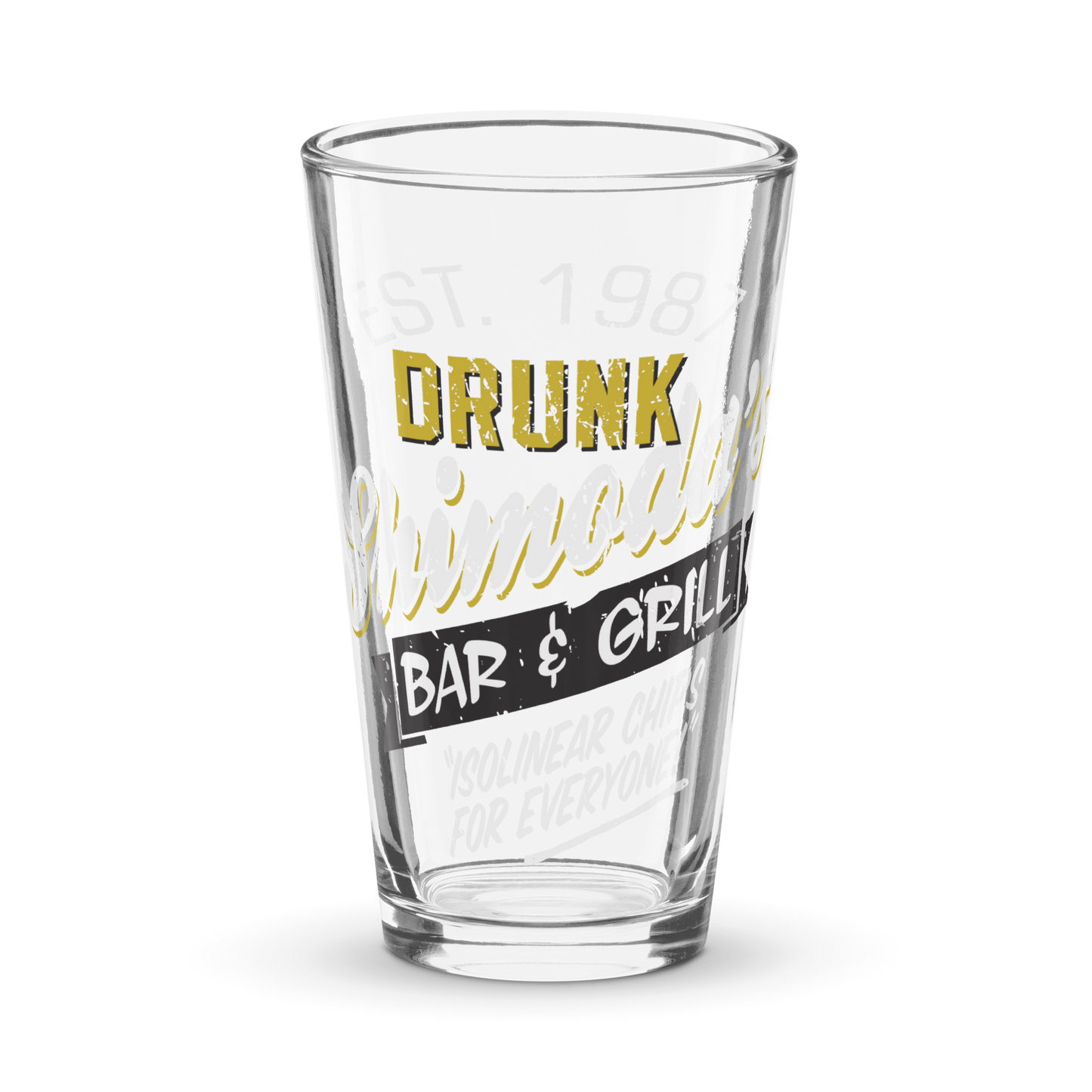 Drunk Shimoda’s Pint Glass