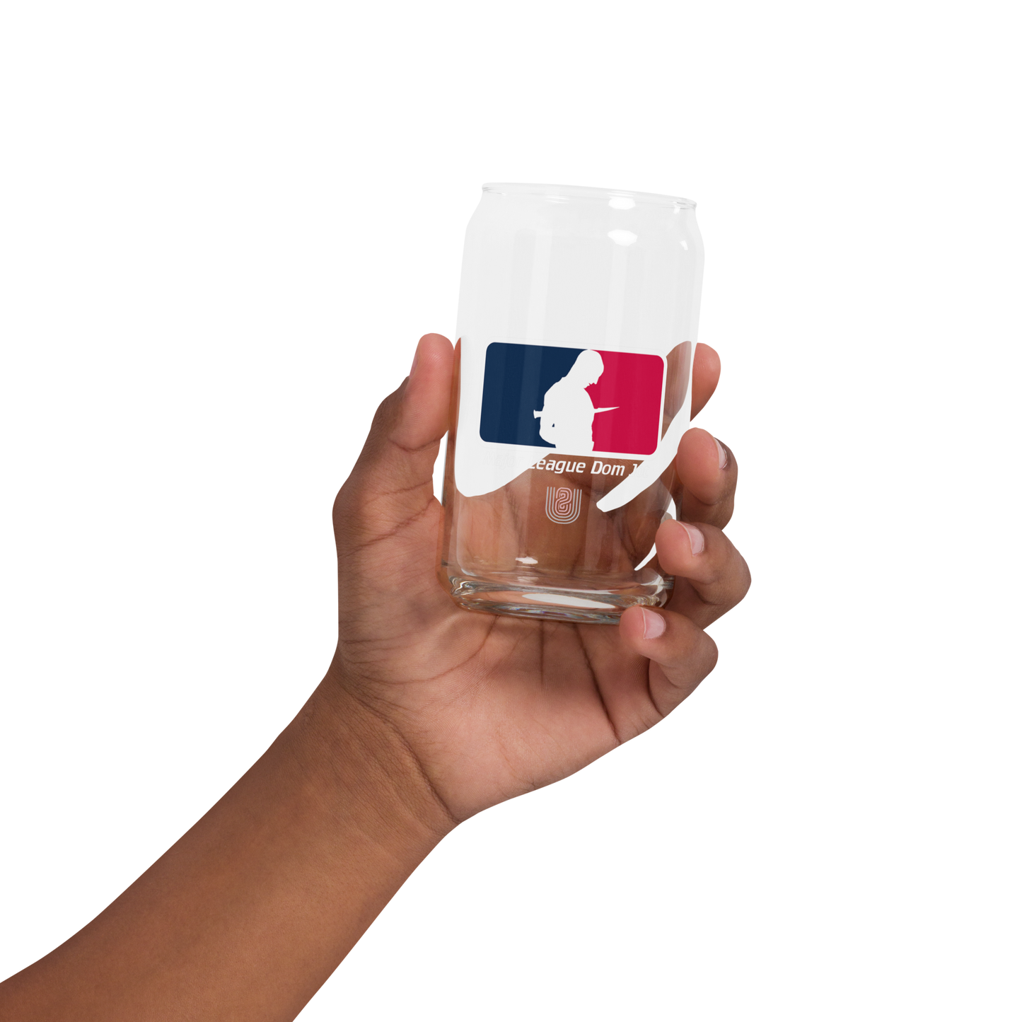The Major League Dom Jot Beer Can Glass