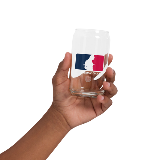 The Major League Dom Jot Beer Can Glass