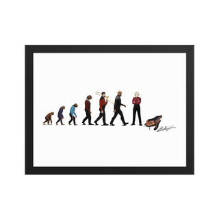 Ascent of Trek framed matte paper poster