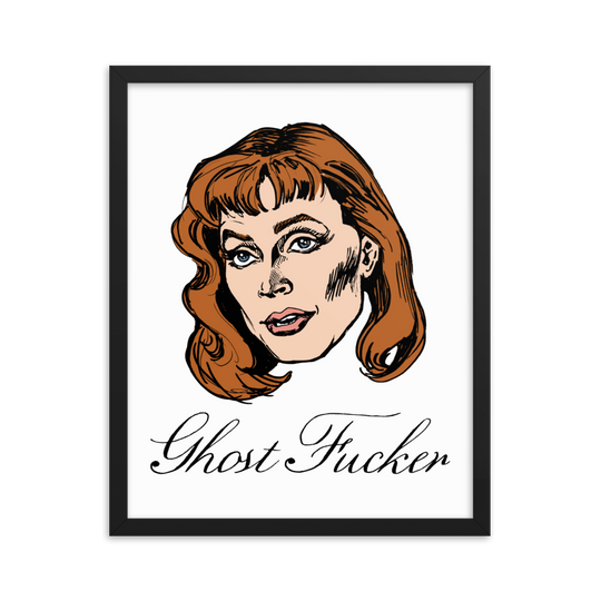 Ghost Fucker Framed Poster