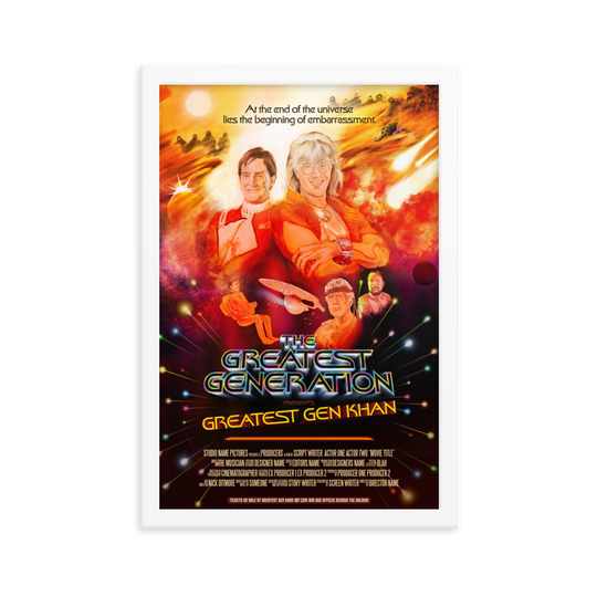 Greatest Gen Khan Framed Poster