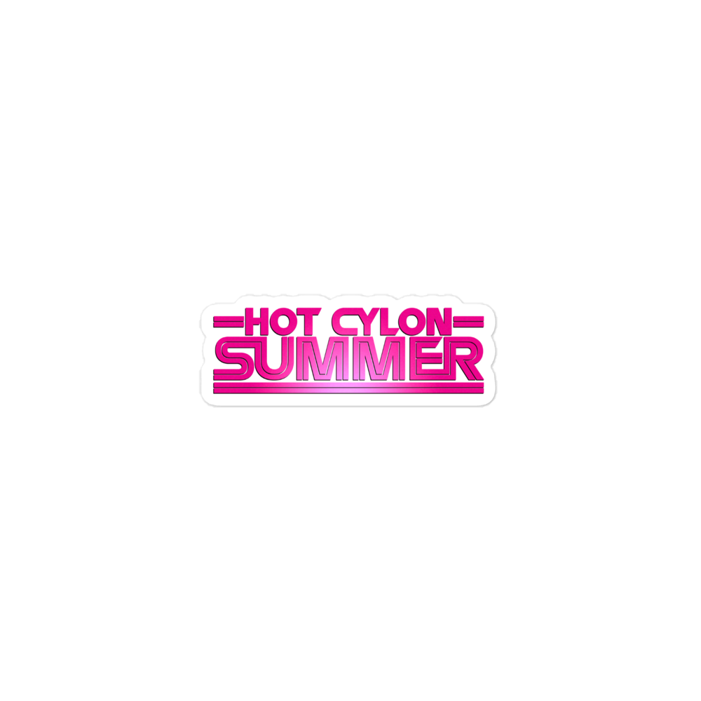 Hot Cylon Summer Sticker