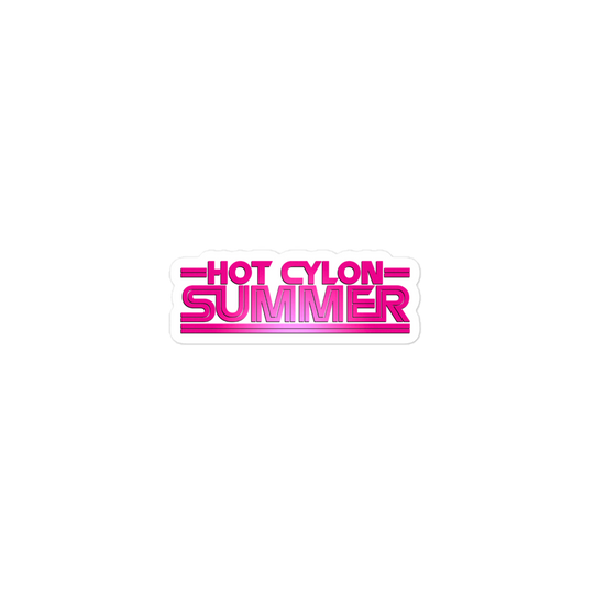 Hot Cylon Summer Sticker