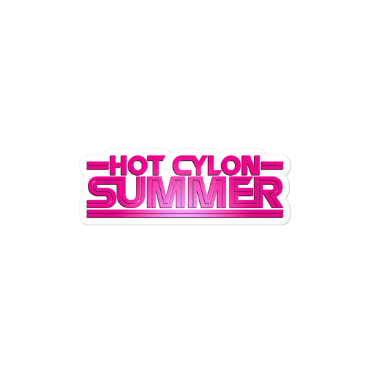 Hot Cylon Summer Sticker