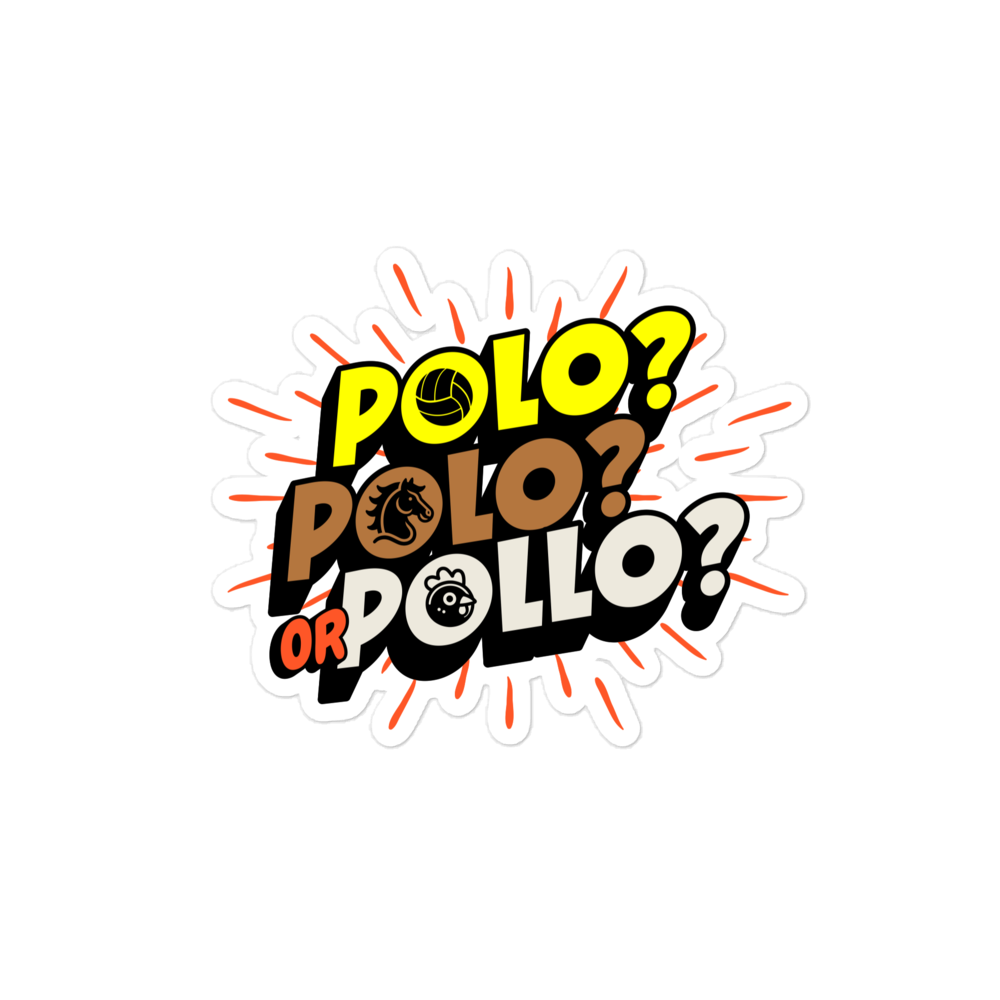 Polo, Polo or Pollo? Sticker