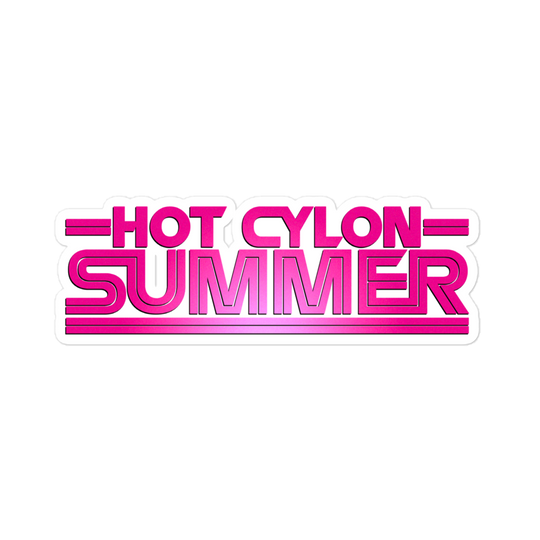 Hot Cylon Summer Sticker