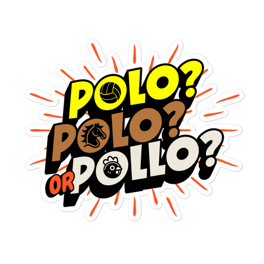 Polo, Polo or Pollo? Sticker