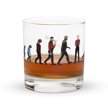 Ascent of Trek Rocks glass