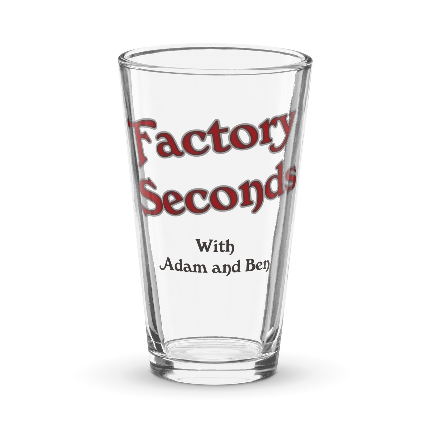 Factory Seconds Pint Glass