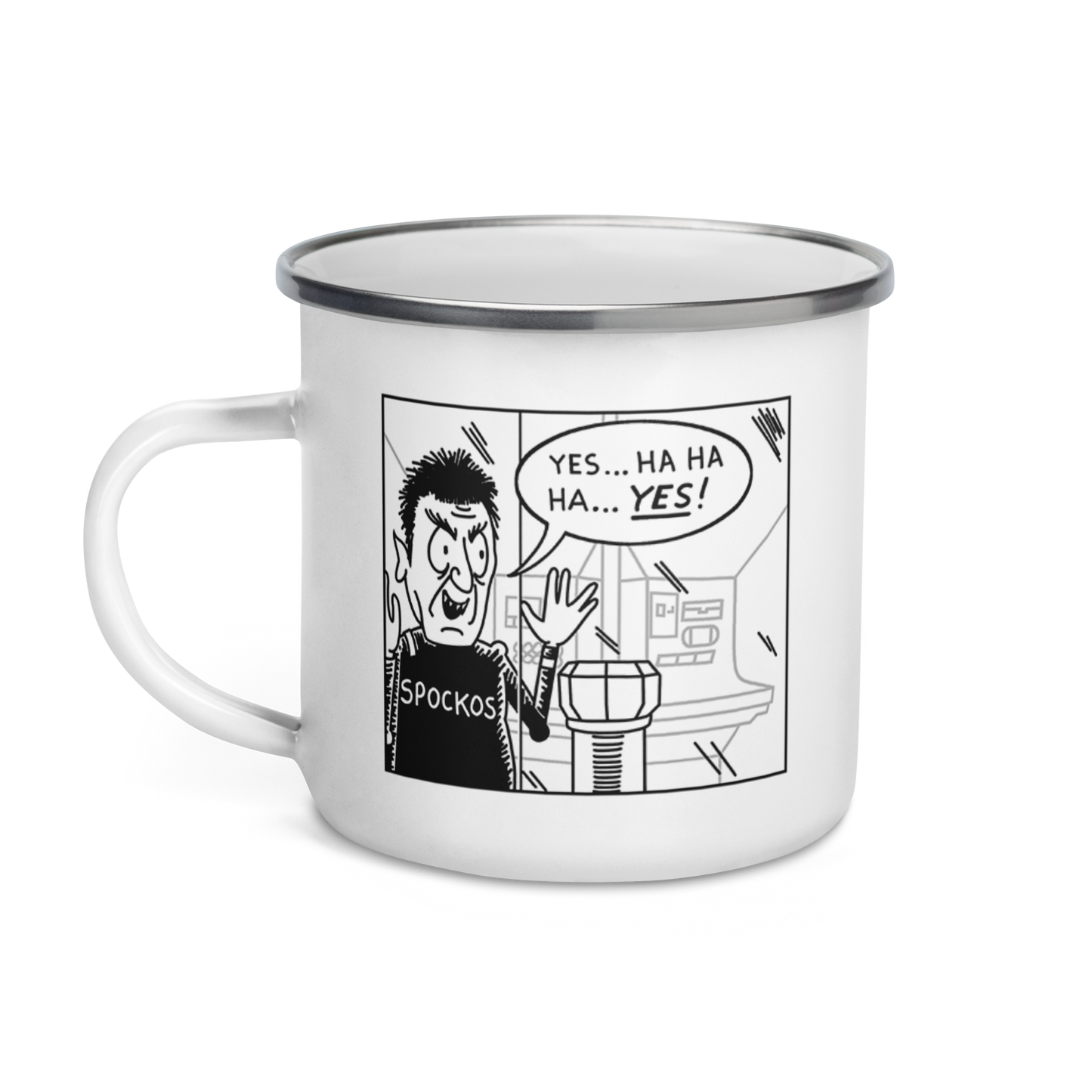 The Spockos Enamel Mug