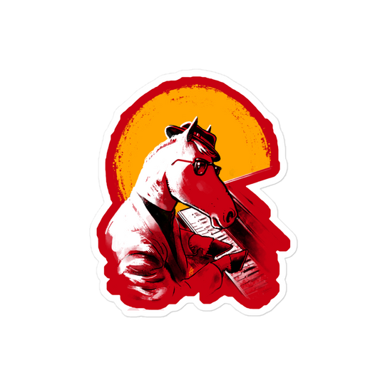 Jazz Horse Sticker