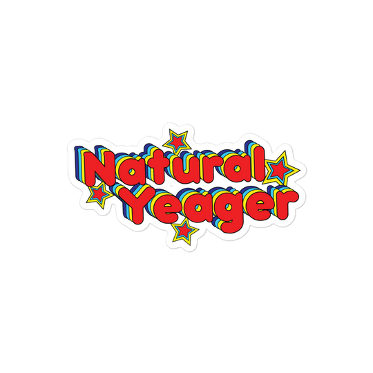 Natural Yeager Sticker